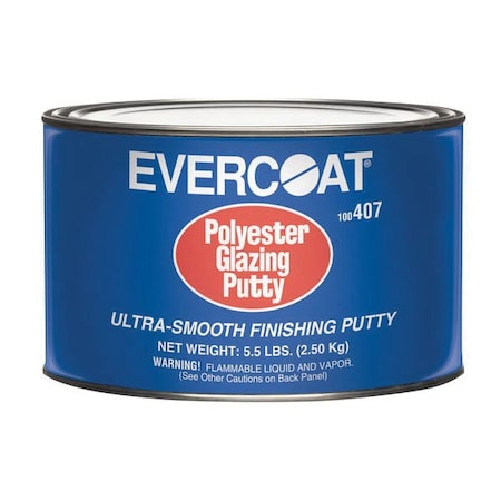 Evercoat Polyester Glazing Putty 1/2 Gal. 5.5 lbs., Half Gallon 100407